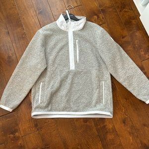 Canada Goose Renfrew Pullover HUMANATURE Kind High Pile Fleece in Griege